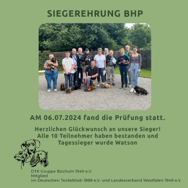 Siegerehrung BHP