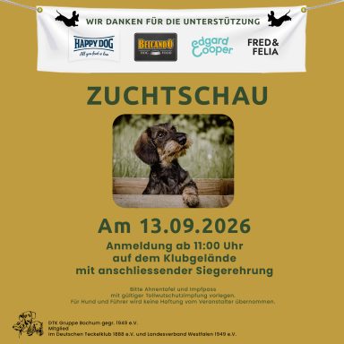 Zuchtschau 13.09.2026